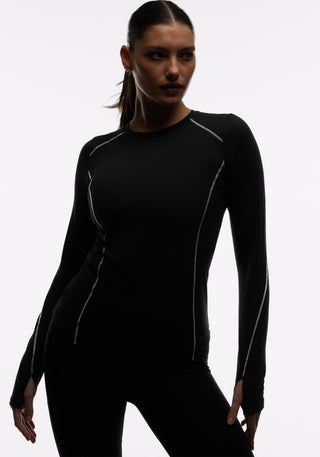 Active Brushed Jersey Long Sleeve