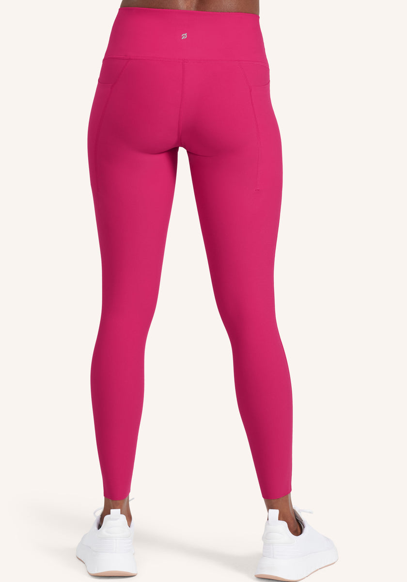 Pink Peloton Solid Flex Leggings SU121 women medium euc