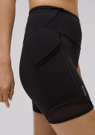 Fast and Free High-Rise Lace Trim Short 6"