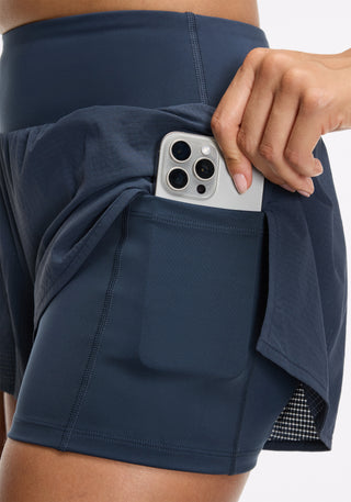 Jacquard Mesh 3" Run Short