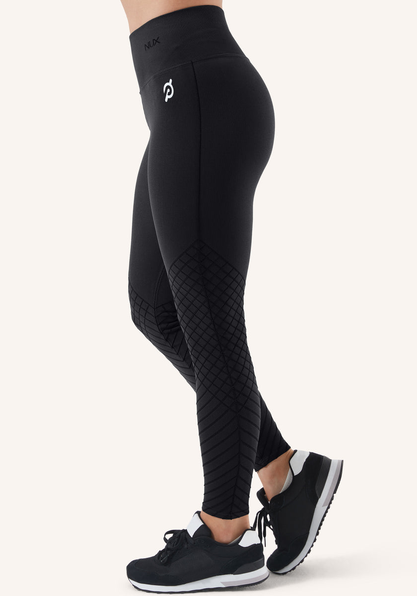 NUX, Pants & Jumpsuits, New Nux New Heights Canyon Light Compression  Leggings Black Canyon Large
