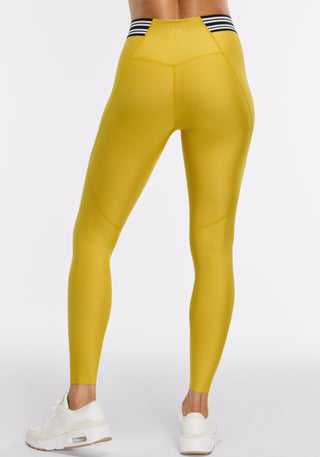 Merit ⅞ Striped Elastic Legging