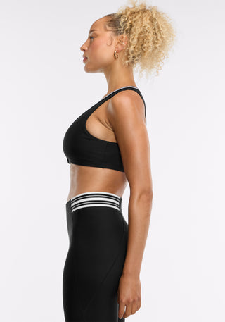 Merit V-Neck Button Henley Bra