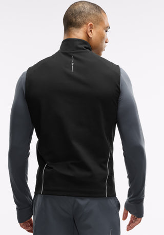 Padded Full Zip Run Vest