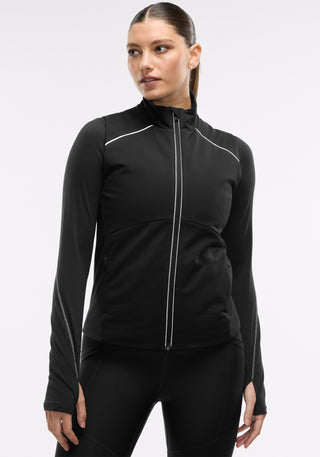Padded Full Zip Run Vest