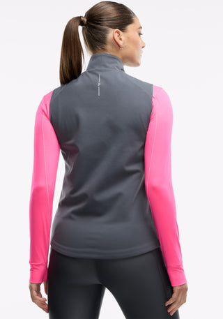 Padded Full Zip Run Vest