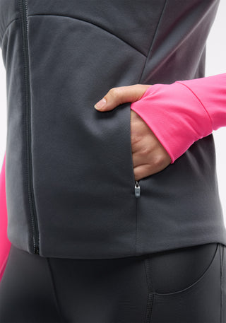 Padded Full Zip Run Vest