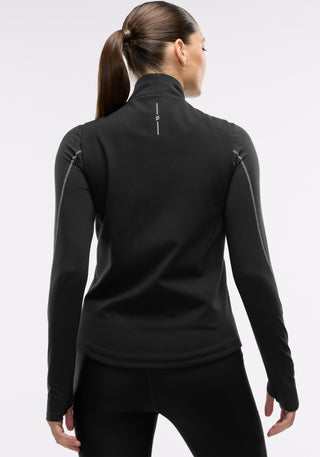 Padded Full Zip Run Vest