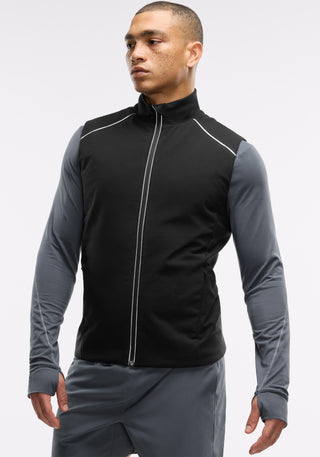 Padded Full Zip Run Vest