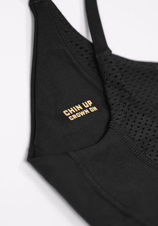 Merit Scoop Neck Mesh Bra