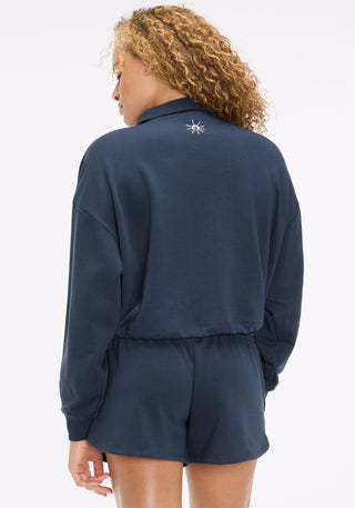 Soft French Terry Polo ¼ Zip