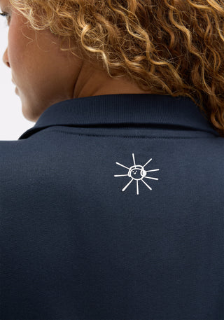 Soft French Terry Polo ¼ Zip