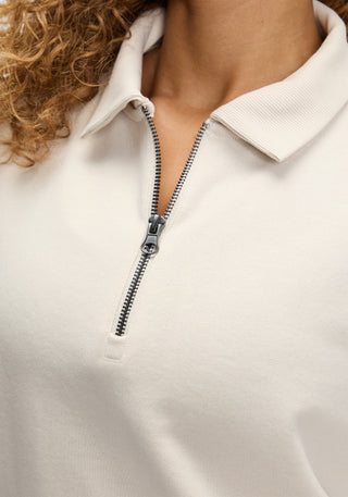Soft French Terry Polo ¼ Zip