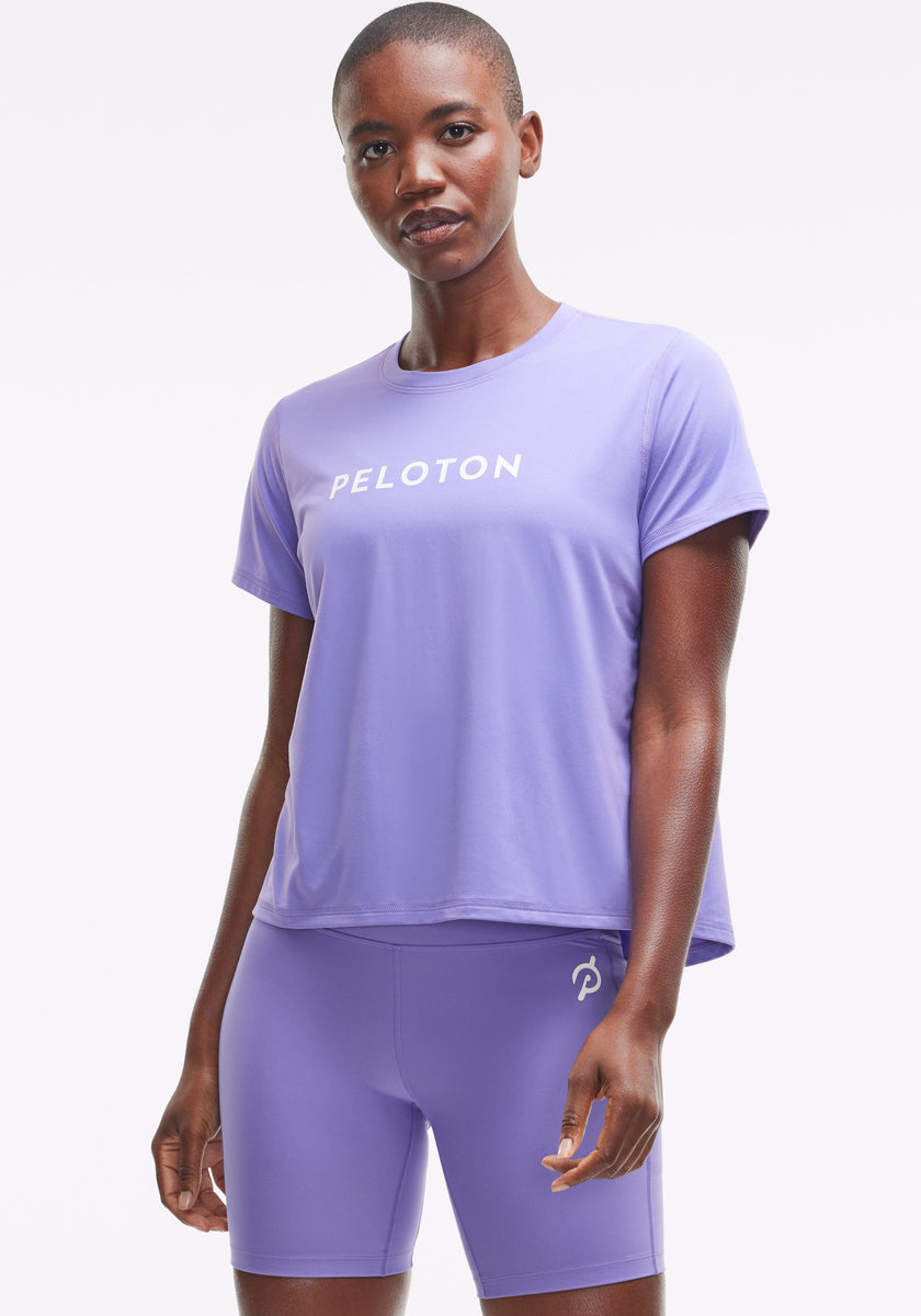 Soft Tech Jersey Tie Back Tee Peloton Apparel US