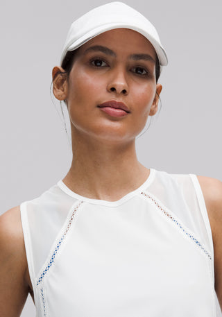 Sculpt Cropped Tank Top | Lace Trim