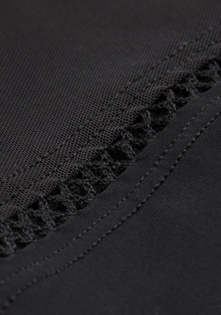 Sculpt Cropped Tank Top | Lace Trim