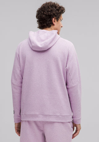 Textured Double-Knit Cotton Hoodie