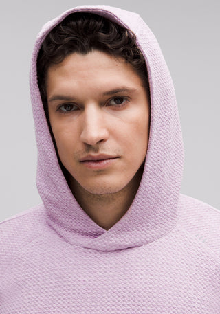Textured Double-Knit Cotton Hoodie