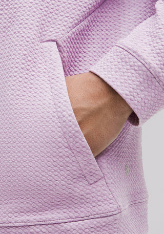 Textured Double-Knit Cotton Hoodie