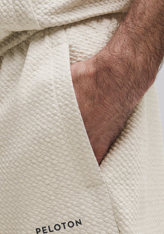 Textured Double-Knit Cotton Short 7"