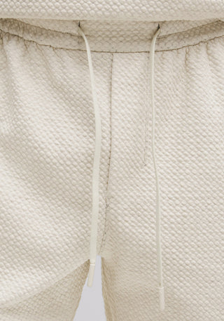 Textured Double-Knit Cotton Short 7"