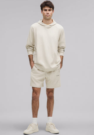 Textured Double-Knit Cotton Short 7"