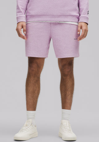 Textured Double-Knit Cotton Short 7"