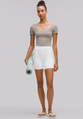 Wunder Under SmoothCover Square-Neck T-Shirt