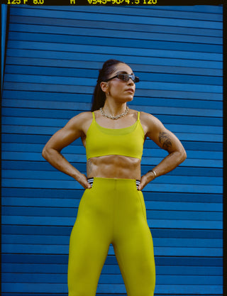 Merit ⅞ Striped Elastic Legging