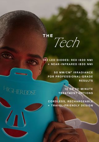 HigherDOSE Red Light Face Mask