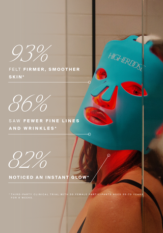 HigherDOSE Red Light Face Mask