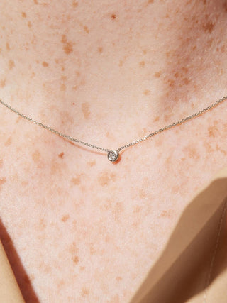 White Gold Diamond Necklace
