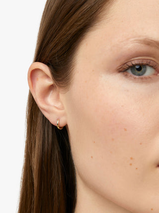 Gold Huggie Hoop Earrings