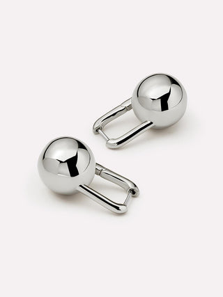 Statement Earrings - Perry Silver