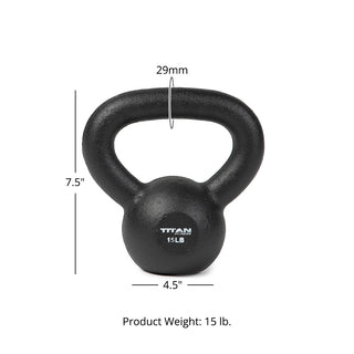 15 LB Cast Iron Kettlebell