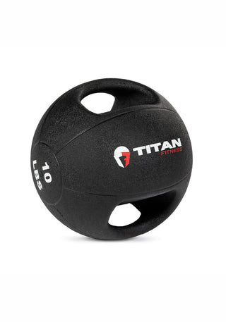 10 LB Dual Grip Medicine Ball