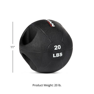 20 LB Dual Grip Medicine Ball