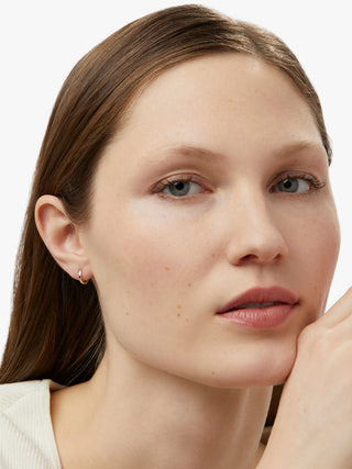 Gold Huggie Hoop Earrings