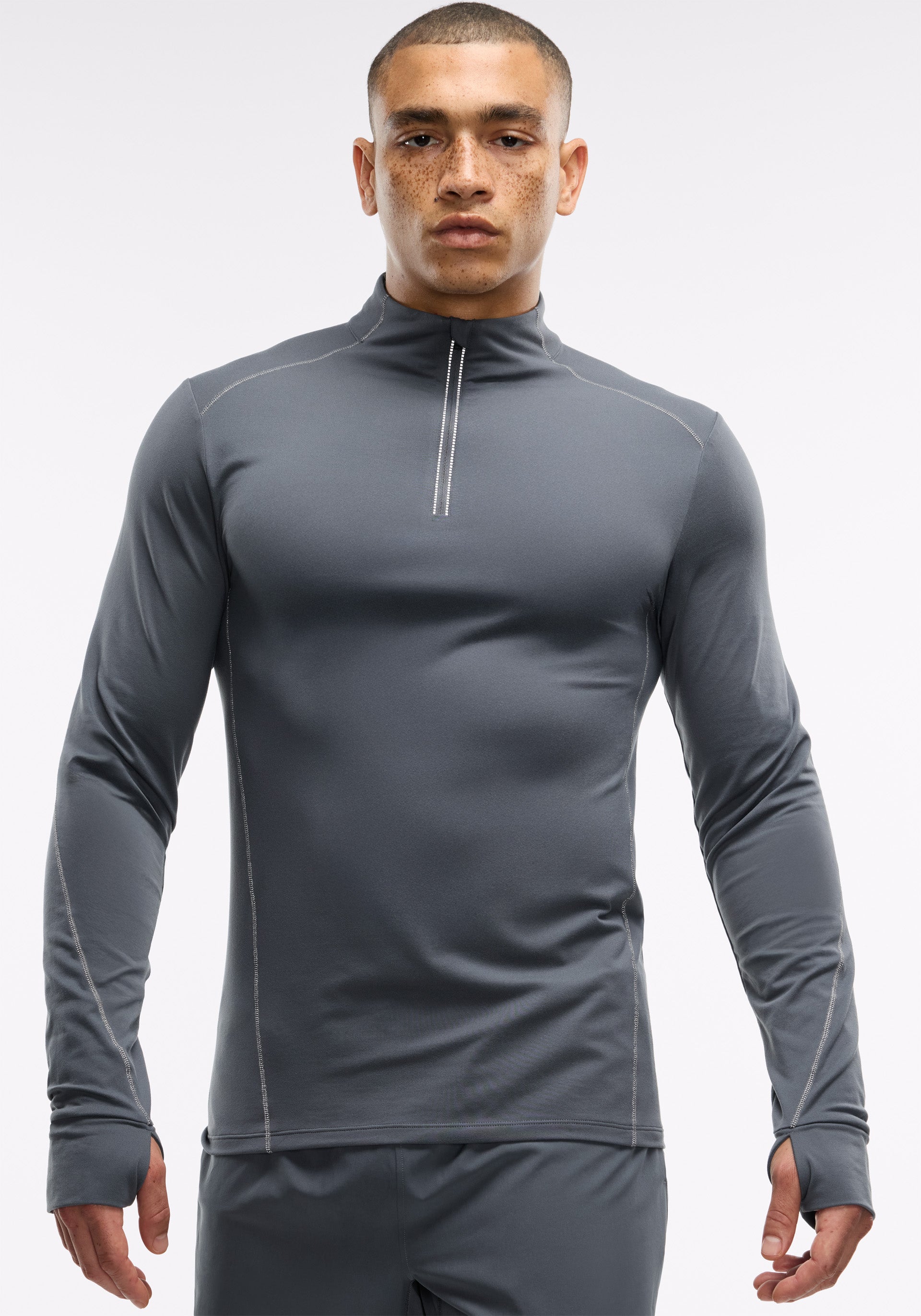 Sweat zippé à capuche de fitness en molleton homme, gris clair Sweat zippé à capuche de fitness en molleton homme, gris clair