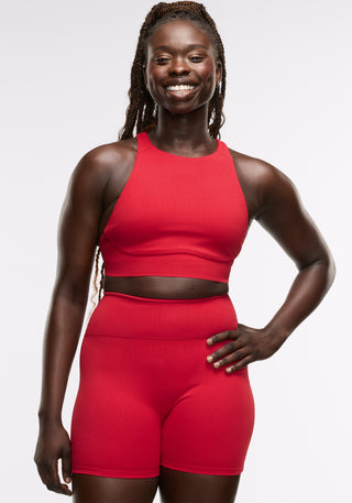 Active Rib High Neck Bra
