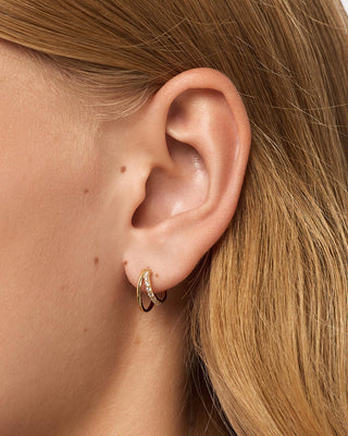 Double Hoop Earrings - Toda
