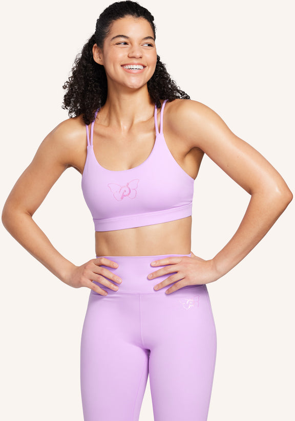  Echeson 2pcs Crossover Beauty Back Sports Bra Shockproof Push  Up Yoga Sports Bra Fitness Tank Top (Color : Purple, Size : Small) :  Clothing, Shoes & Jewelry