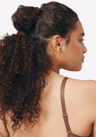 Back to Basics Dark Brown Skinny Scrunchies