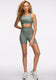 Green Fog Crosshatch Cadent Short Set