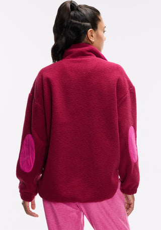 Cozy Fleece Snap Front Jacket