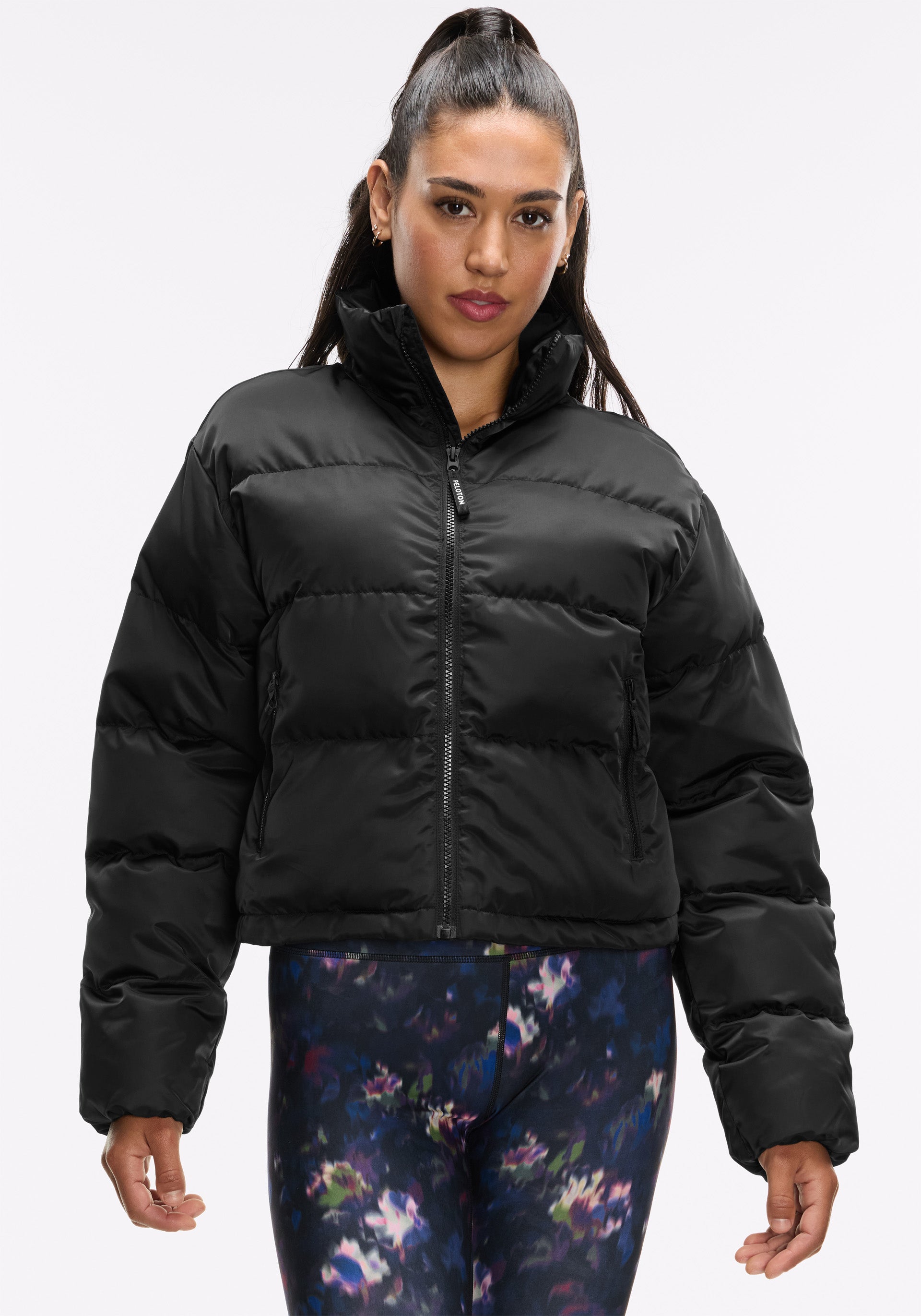 Shine Crop Puffer Jacket – Peloton Apparel US