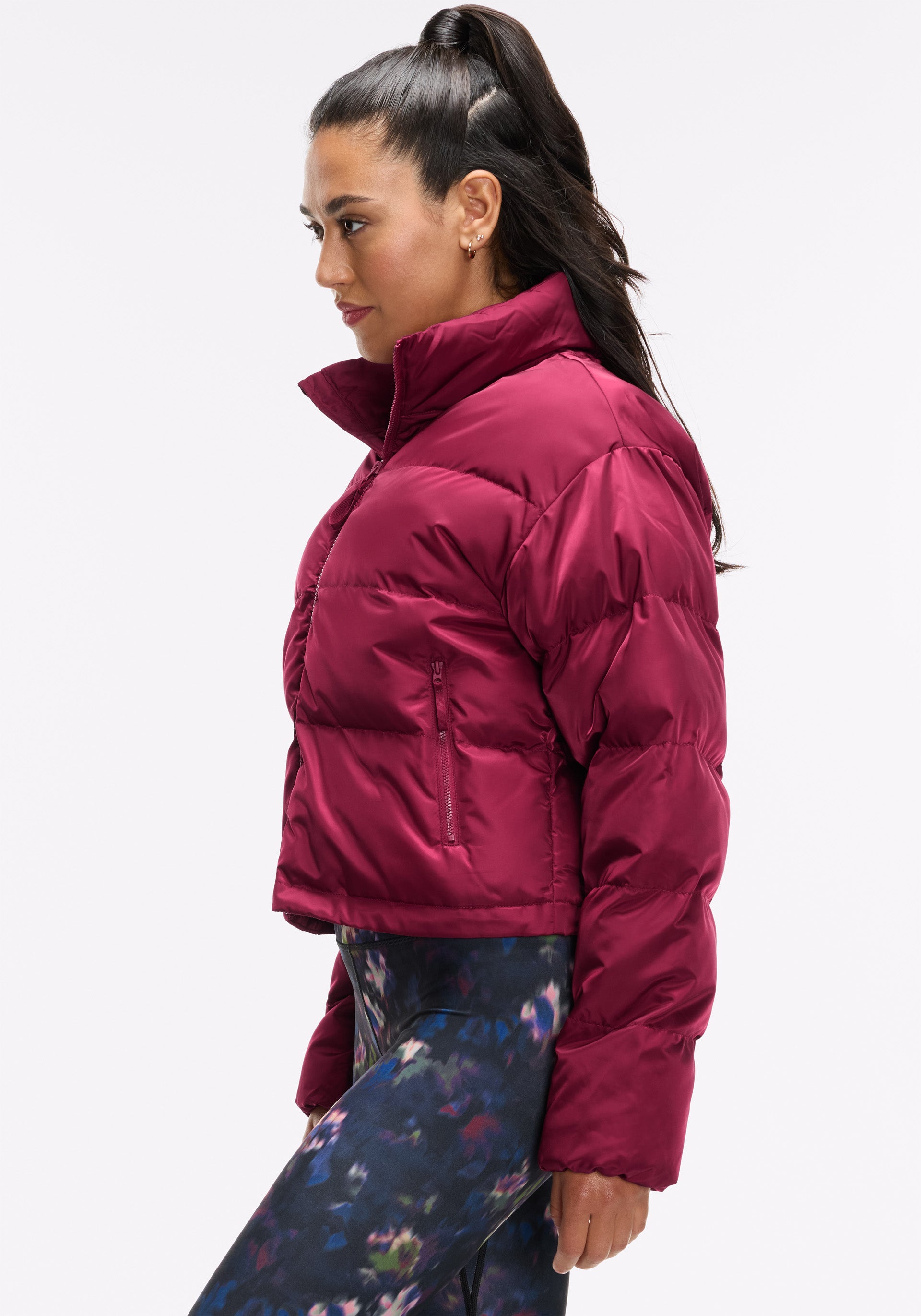 Shine Crop Puffer Jacket – Peloton Apparel US