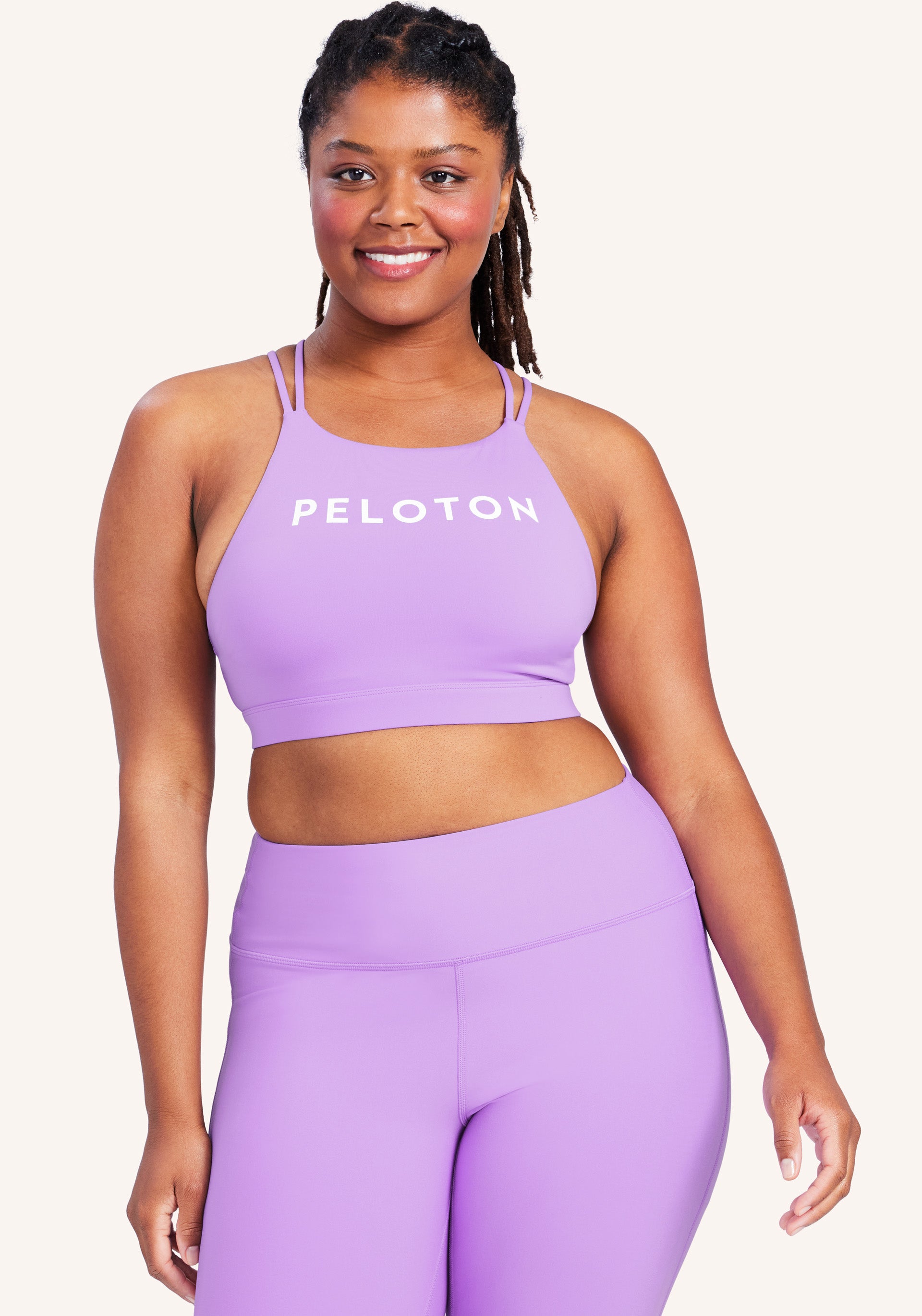 LELINTA Women's Removable Padded Sports Bras Medium Support Workout Yoga Bra  Purple Size S-L 