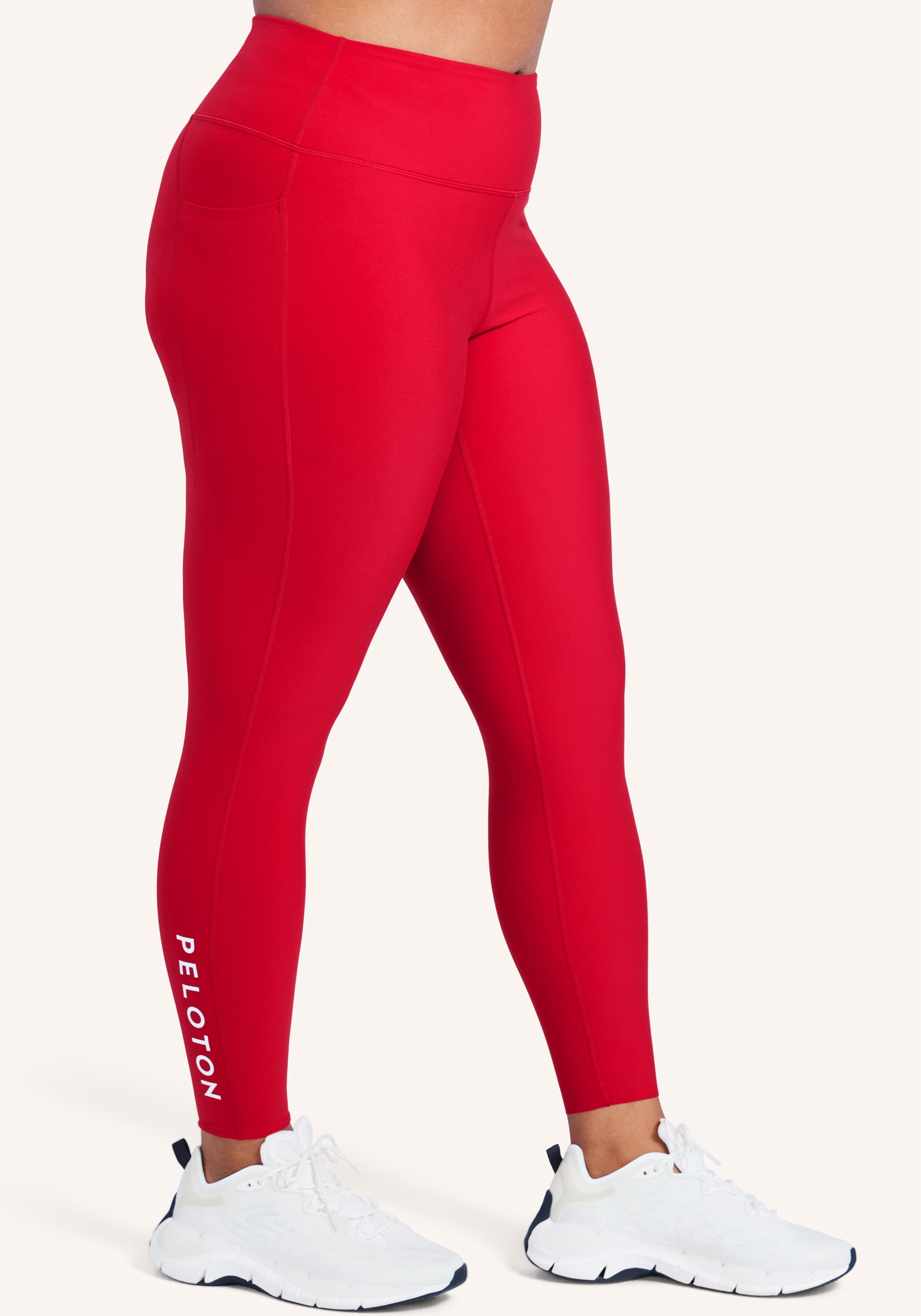 Peloton Flex Leggings in Shiny Berry Red Together We Go Far Size XXL - $50  - From Callie