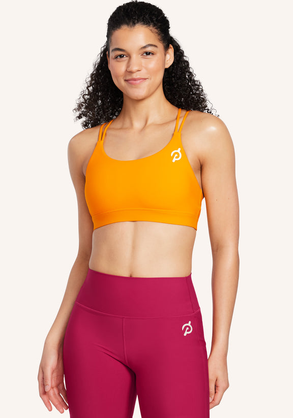 Orange & Grey Bling Nike Sports Bra & Shorts (Women's Size)
